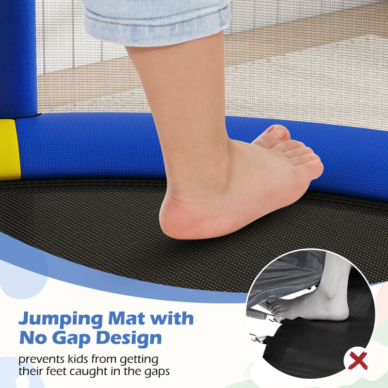 Kids Mini Trampoline Gift for Boys and Girls Ages 3 to 6 Years Old image number 3