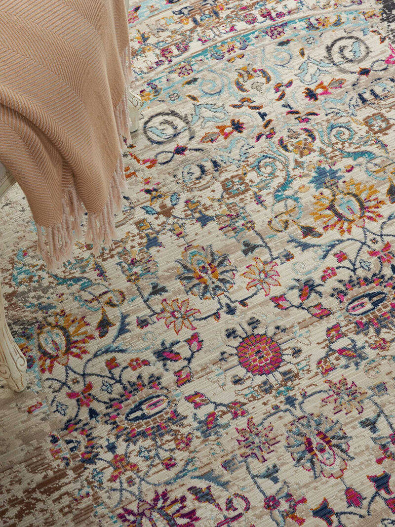 Vintage Kashan VKA02 Ivory 4'6" x 6'6" Rug