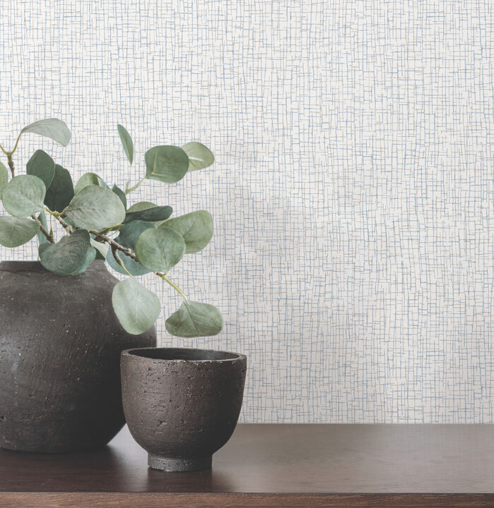 Aden Sea Green Linear Abstract Wallpaper