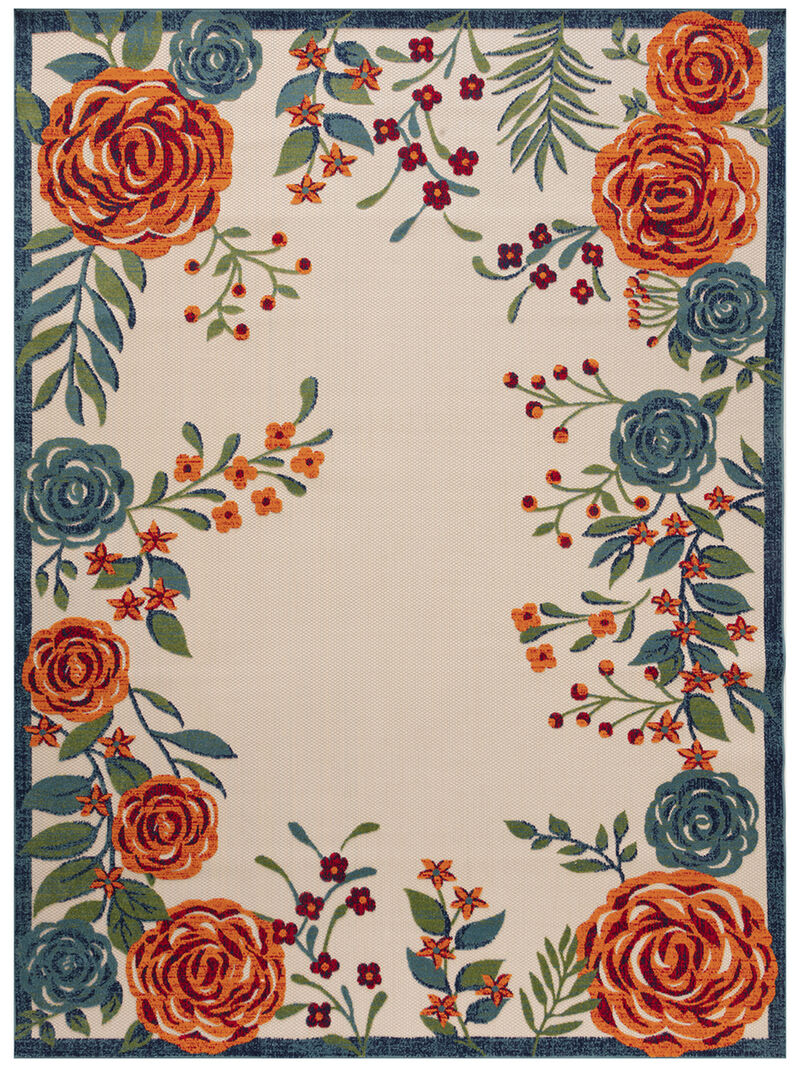 Aloha ALH32 Ivory/Multicolor 10' x 14' Rug