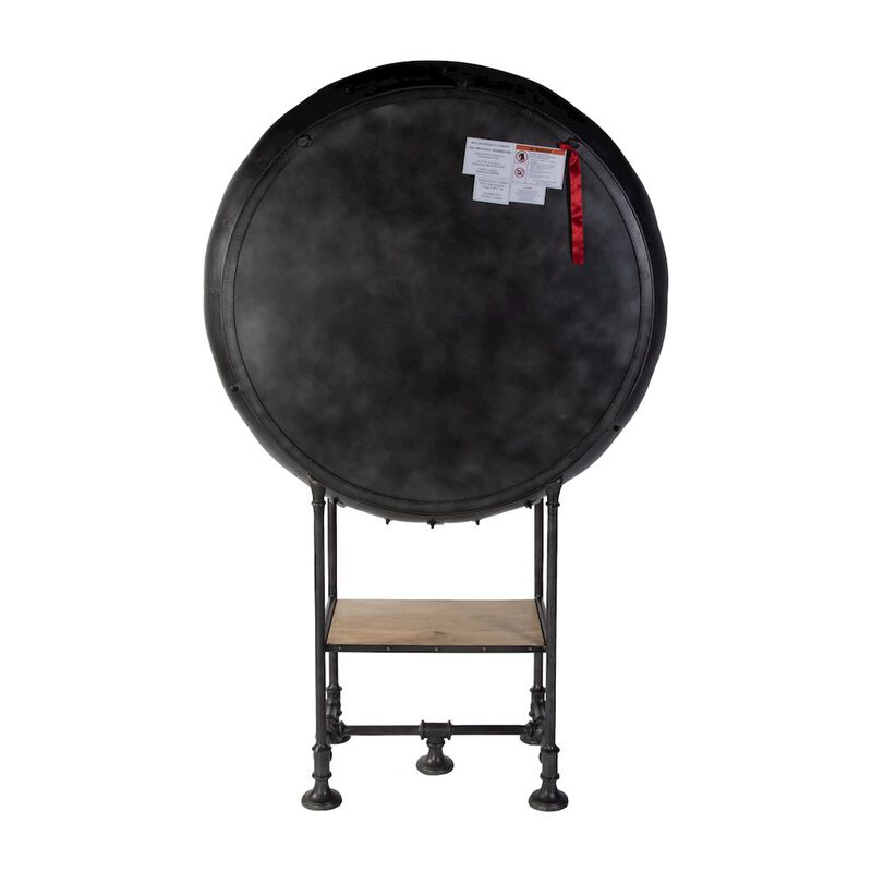 Butler Specialty Roanoke 43 in W x 69 in. H Iron Bar Cabinet, Black image number 8