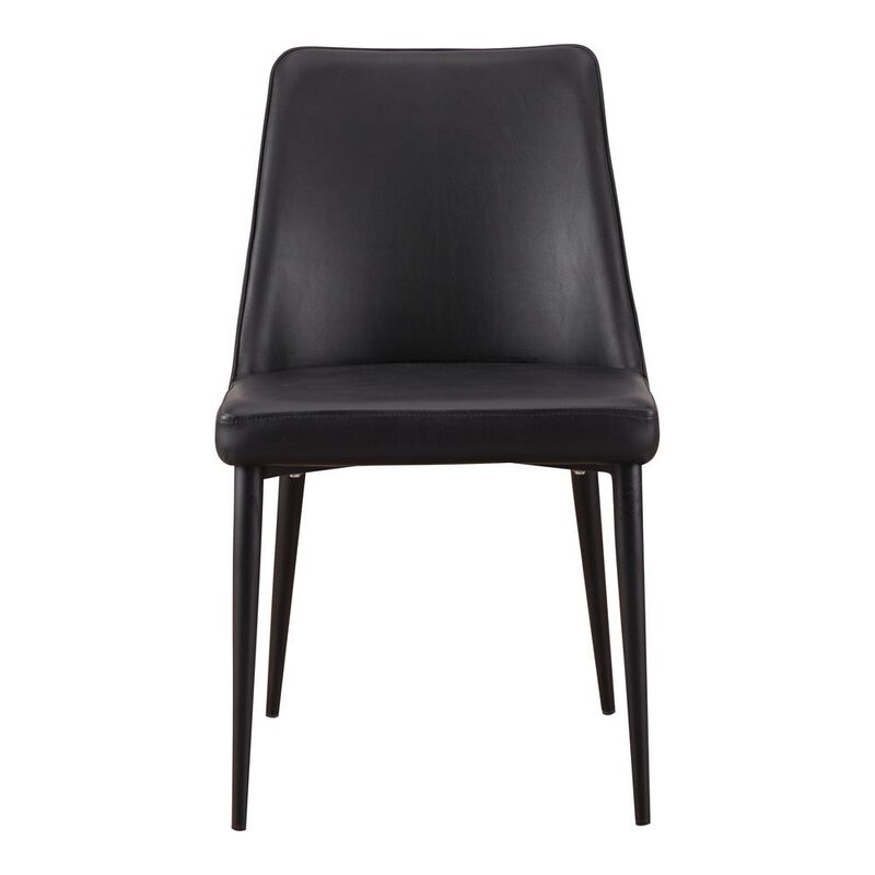 Moe&rsquo;s Lula Dining Chair Black Vegan Leather-M2 image number 0