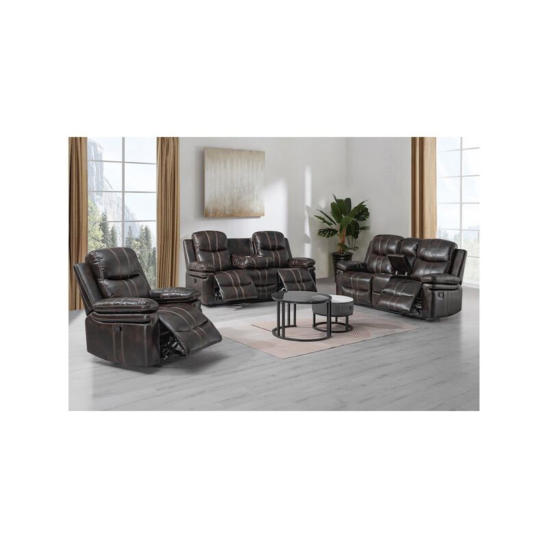 New Classic Furniture Kellen Glider Recliner-Brown