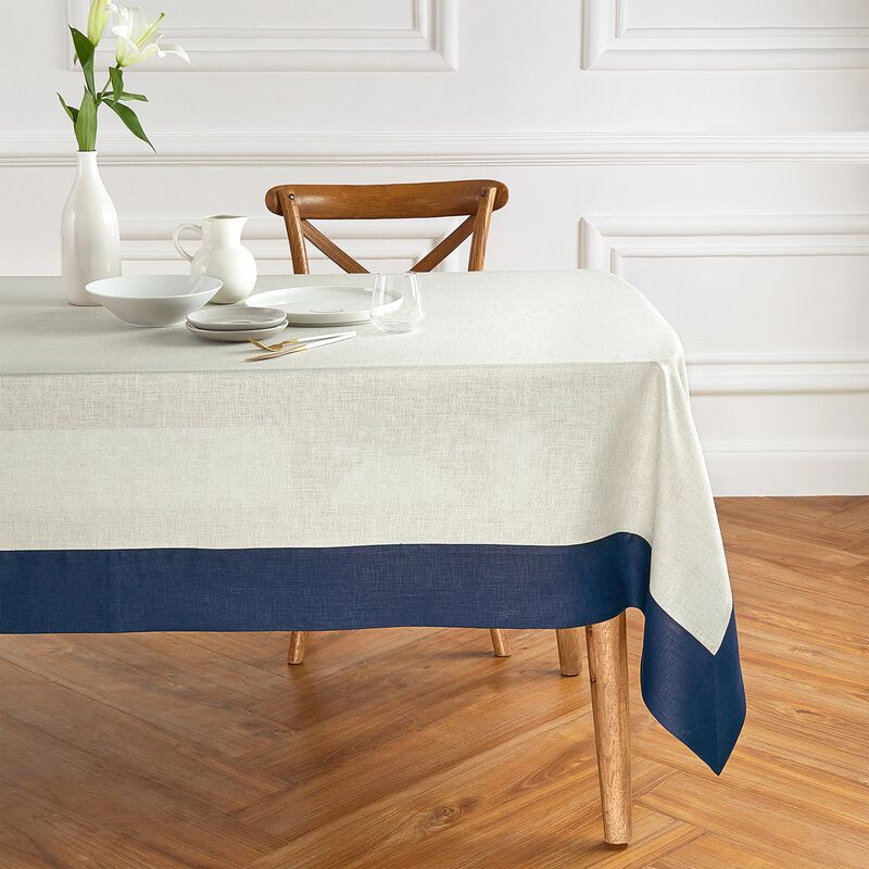 Solino Home 100% Pure Linen Tablecloth - Contempo