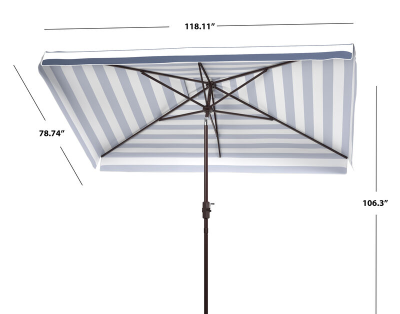 Elsa 6.5 ft. X 10 ft. Rectangle Umbrella image number 4
