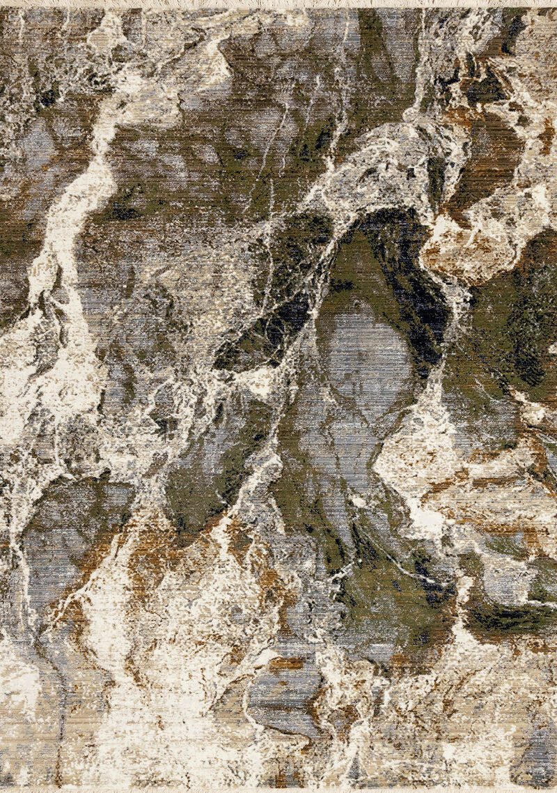 HomeRoots Abstract Area Rug image number 2