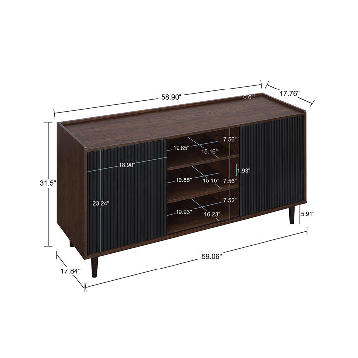 Duane Black Sideboard