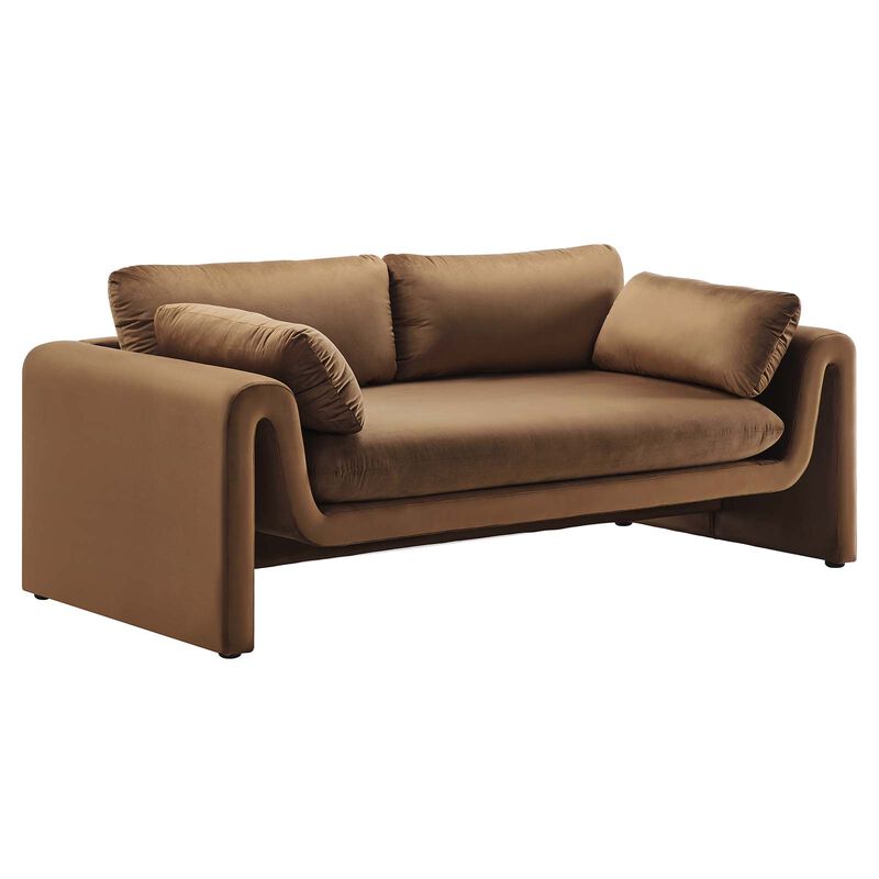 Waverly Performance Velvet Sofa image number 2
