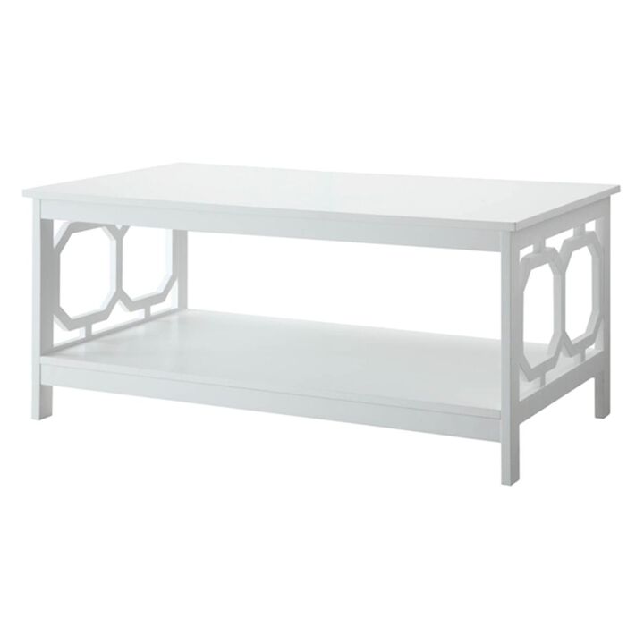 Convenience Concepts  Omega Coffee Table with Shelf