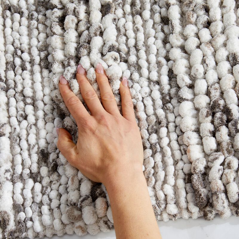 Market & Place Microfiber Textured Plush Bath Rug