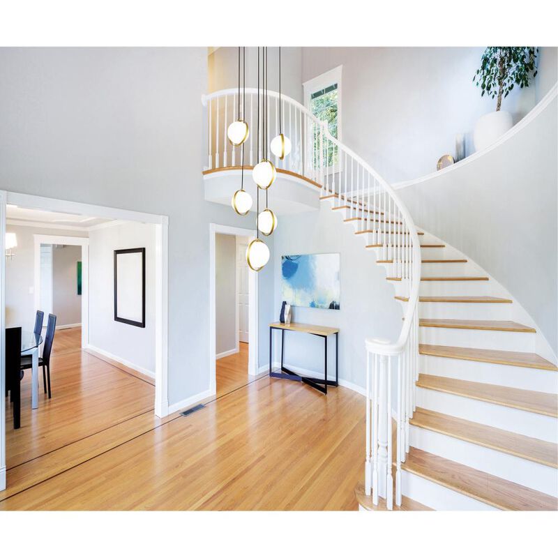 Da Vinci 6 Light Multi Light Pendant With Brass Finish