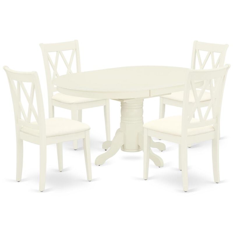 Dining Room Set Linen White
