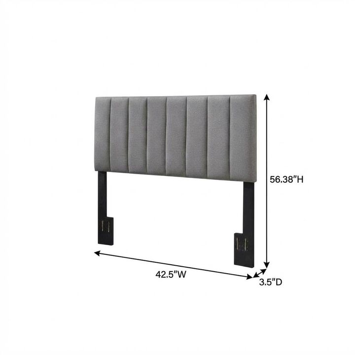 FurniFact Twin Upholstered Headboard with Padded Design for Comfortable Support