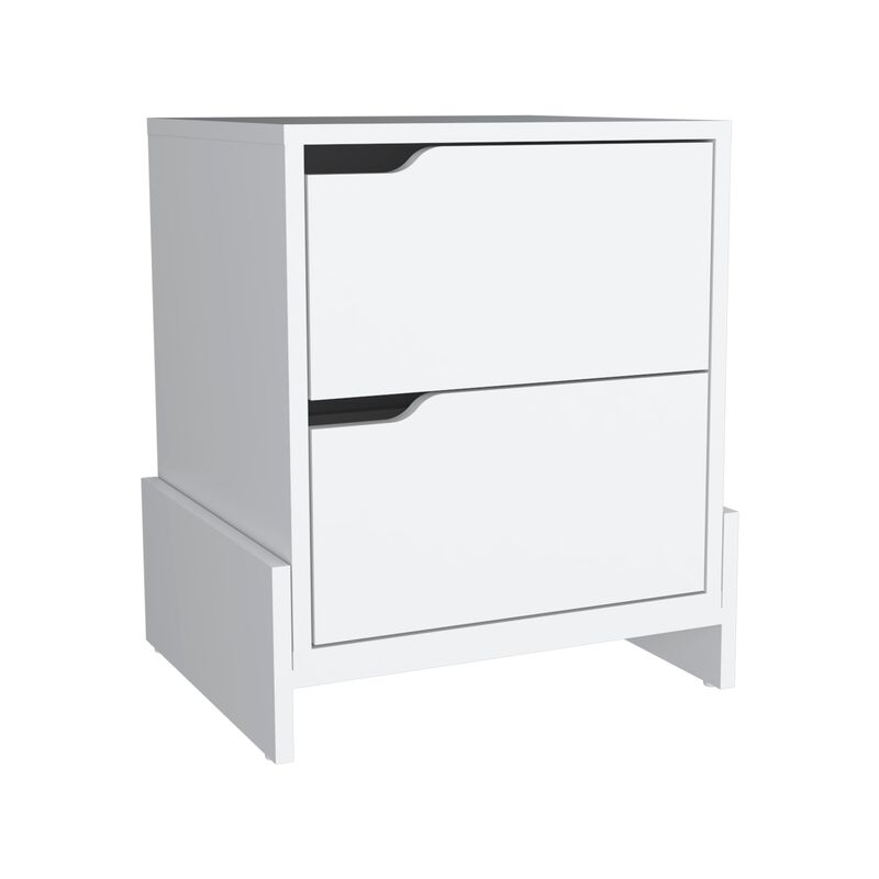 Streamdale Haines Nightstand With 2-Drawers, End Table With Sturdy Base image number 0