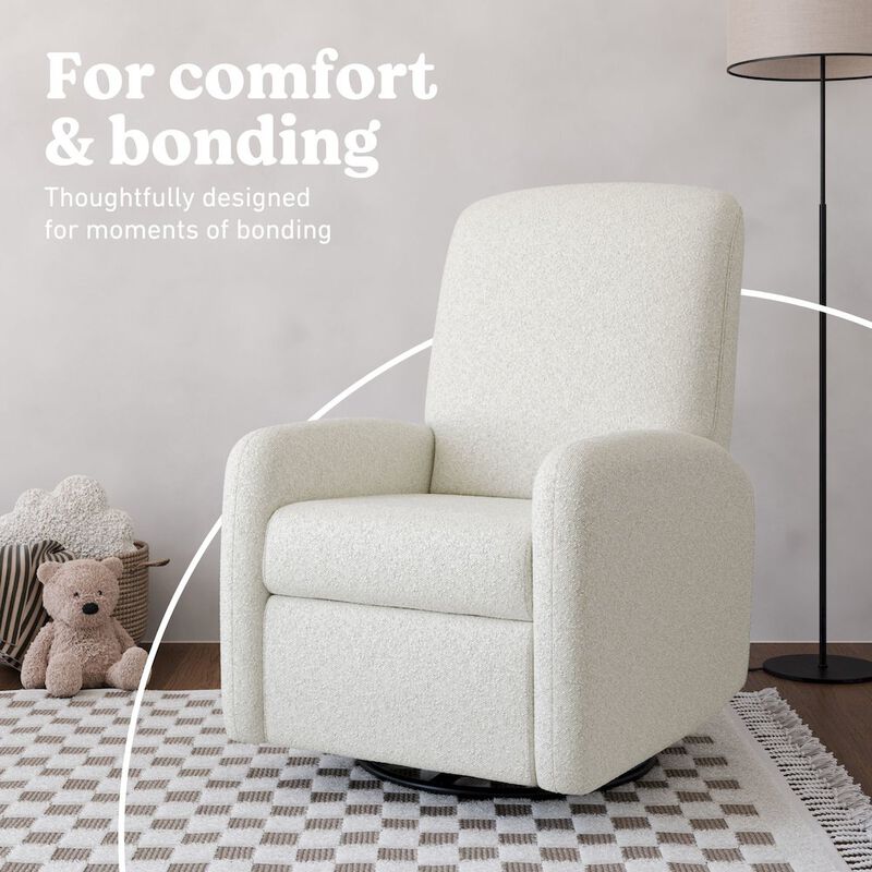 Bellwood Power Recliner Swivel Glider - Ivory Boucle image number 6