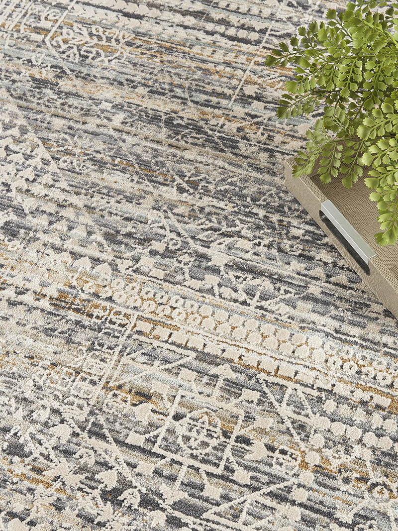 Lynx LNX05 Ivory/Slate 5'3" x 7'10" Rug