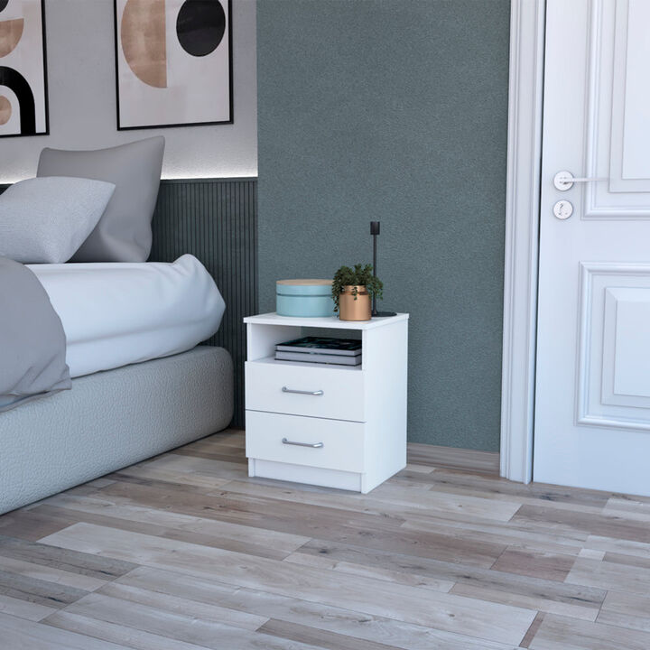 Nightstand Olienza, Bedroom, White