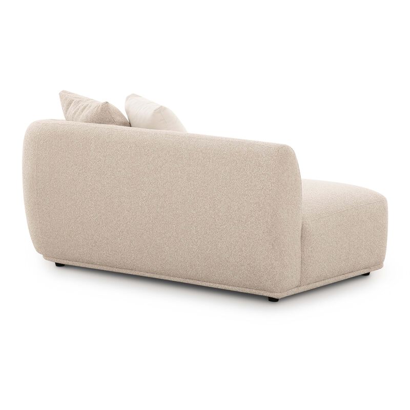 Sylvie Cream Boucle Right Arm Chair 2-Seater image number 2