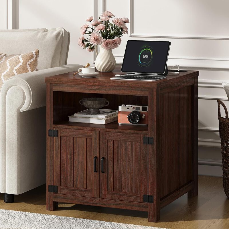 End Table with Charging Station image number 7