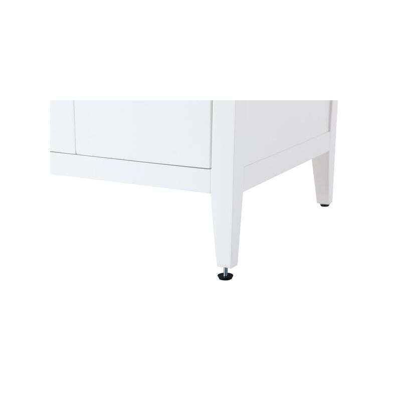Elegant Kitchen and Bath 24 Inch Single Bathroom Vanity In White