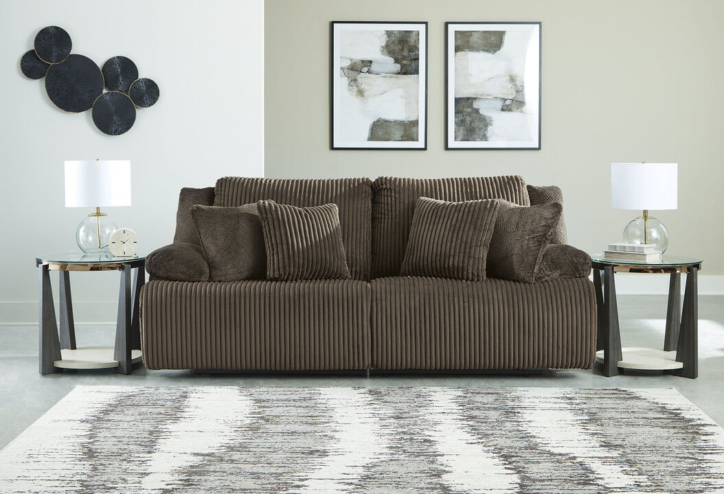 Top Tier 2-Piece Reclining Sectional Loveseat