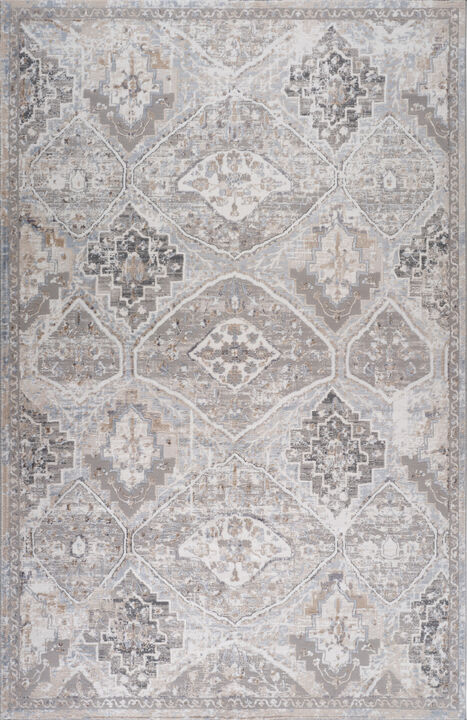 HomeRoots Oriental Distressed Area Rug