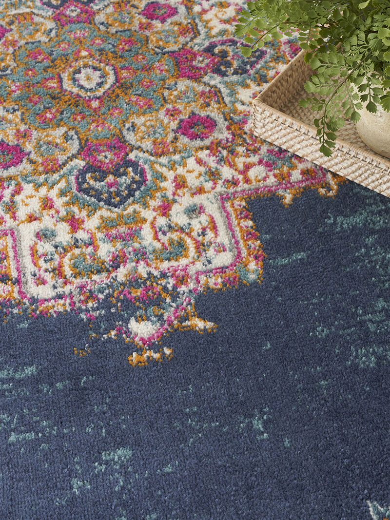 Passion PSN03 Navy 5'3" x 7'3" Rug image number 7