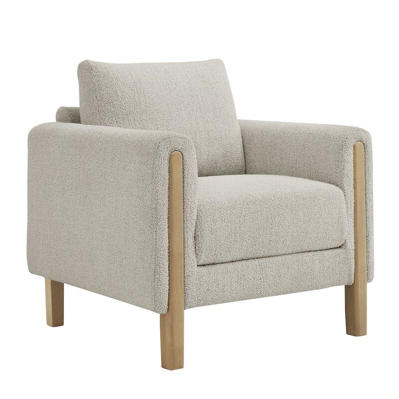 Hawken Boucle Fabric Accent Armchair image number 0