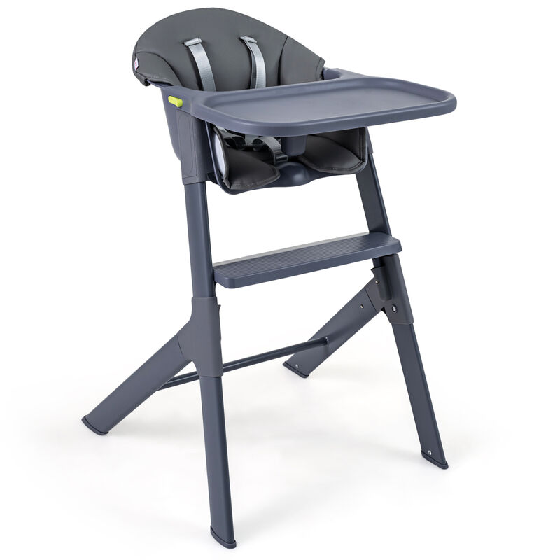 3 in 1 Convertible Baby High Chair with Tray and Adjustable Footrest image number 0