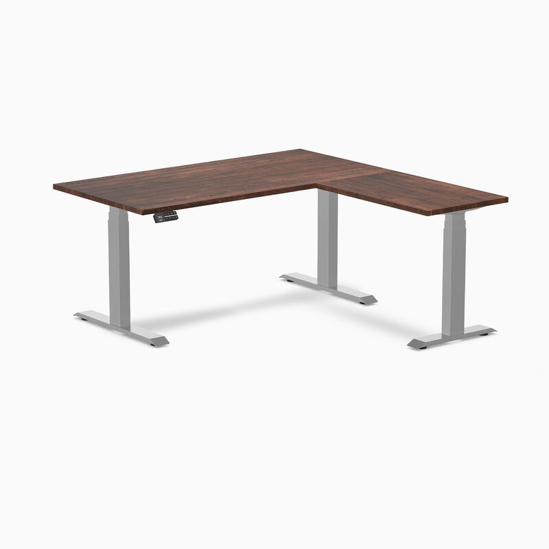 Desky Softwood L-Shape Sit Stand Desk image number 0
