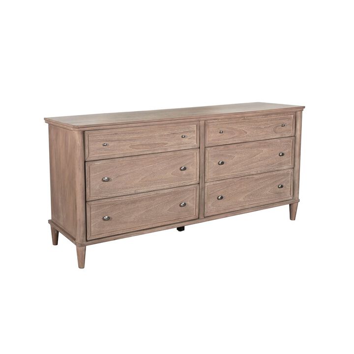 Sunny Designs Transitional 6-Drawer Dresser
