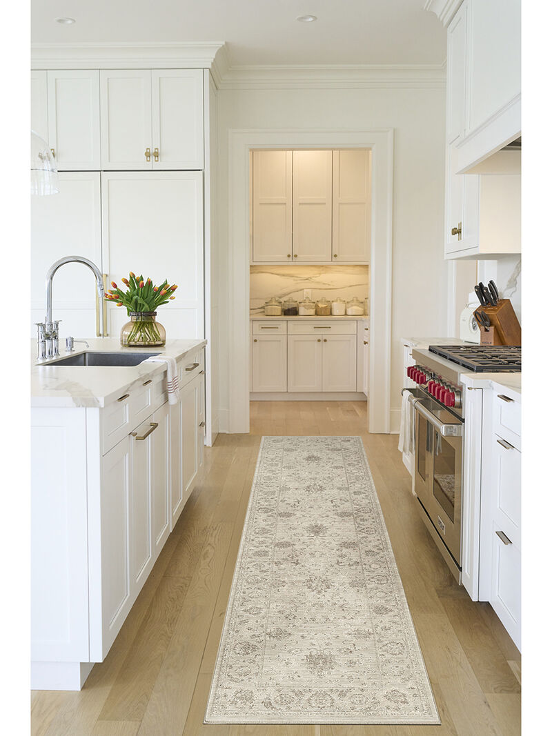 Shadows SHW07 Ivory 2'2" x 12' Rug