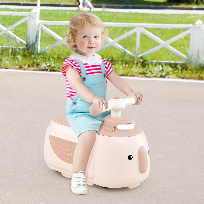 Electric Toddler Ride On Vehicle with Trailer LED Lights and Music image number 4