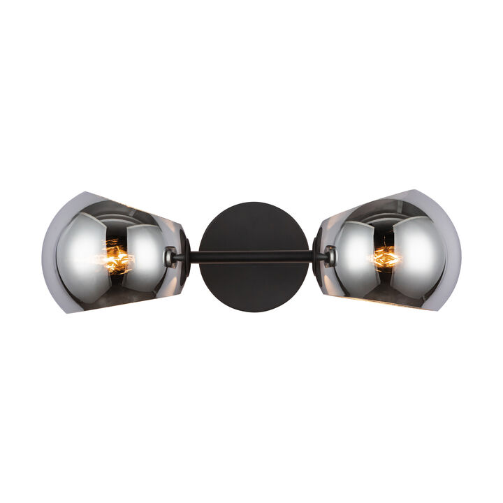 Willow 17-in 2 Lights Damp-Rated Wall/Vanity Light