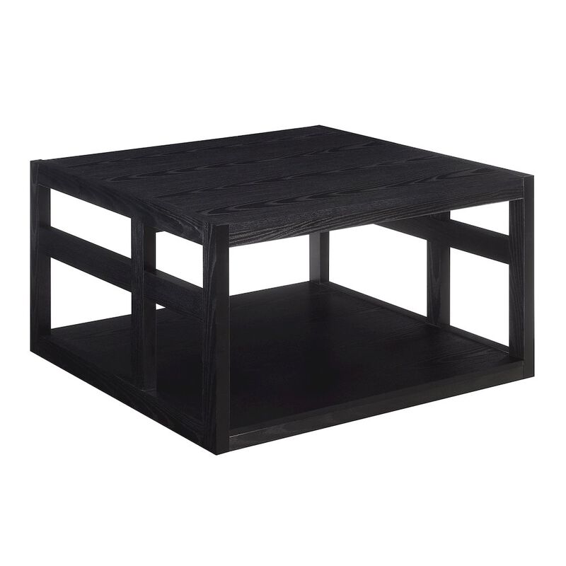 Convenience Concepts Monterey Square Coffee Table with Shelf