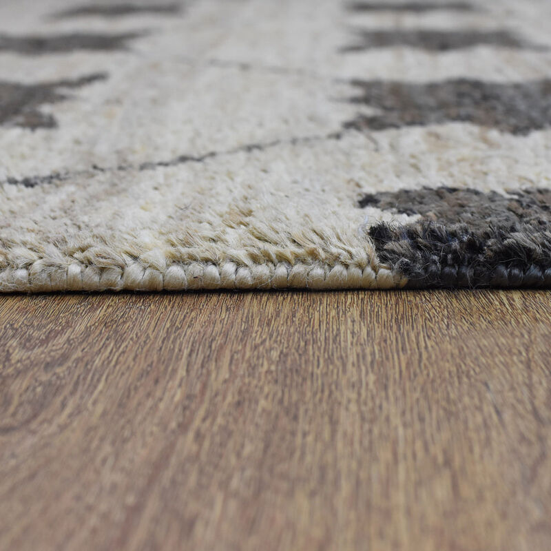HAND KNOTTED JUTE ECO-FRIENDLY Contemporary AREA RUGS  - Rectangle Contemporary, High Pile, Natural Fiber, Outdoor Indoor Handmade Area Rugs for Living Room (J00070) image number 5
