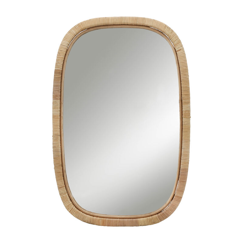 22x34 Rectangular Mirror, Brown image number 0