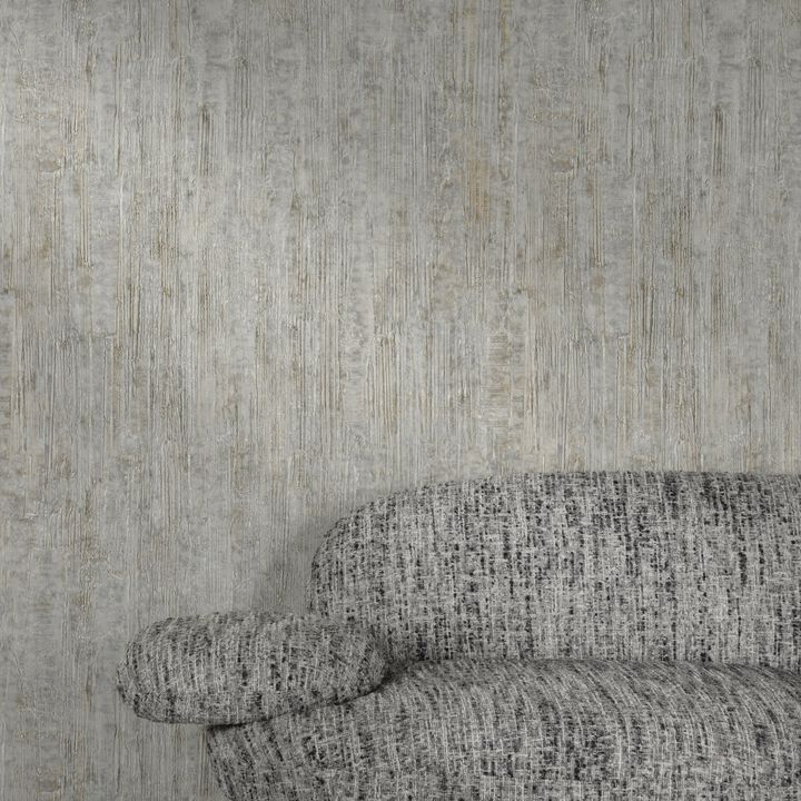 Textured Vibes Concrete Plain Black Wallpaper A77804