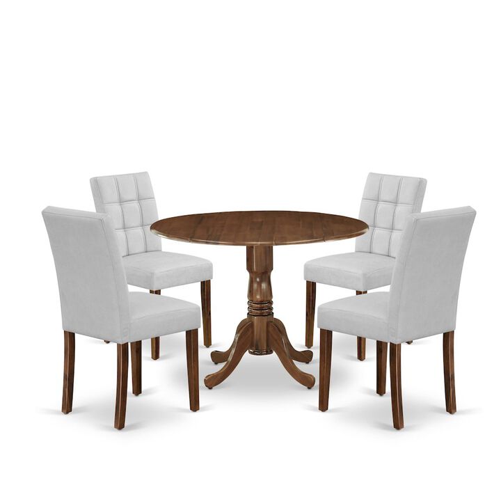 5 Piece Kitchen Dining Table Set consists A Modern Dining Table
