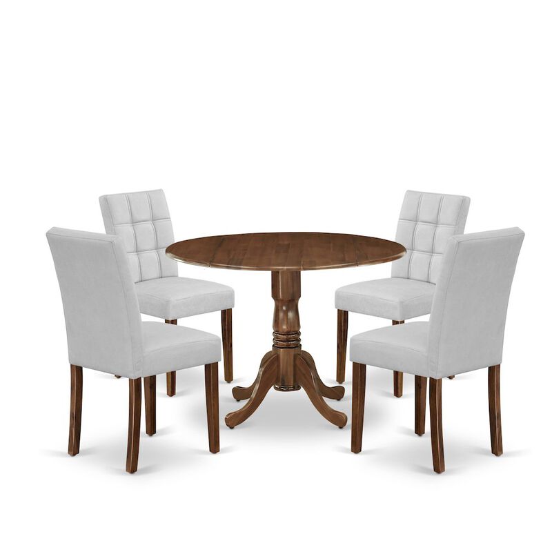 5 Piece Kitchen Dining Table Set consists A Modern Dining Table