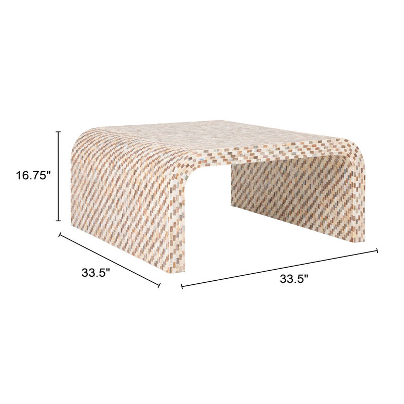 Mother of Pearl Waterfall Coffee Table image number 2