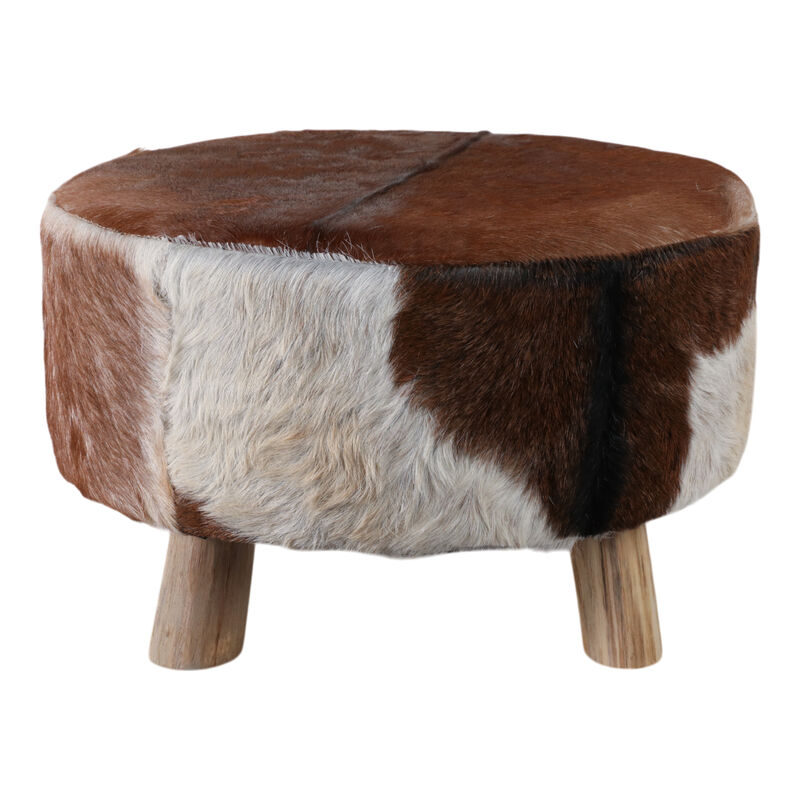 26x16 Cowhide Ottoman, Multi image number 2