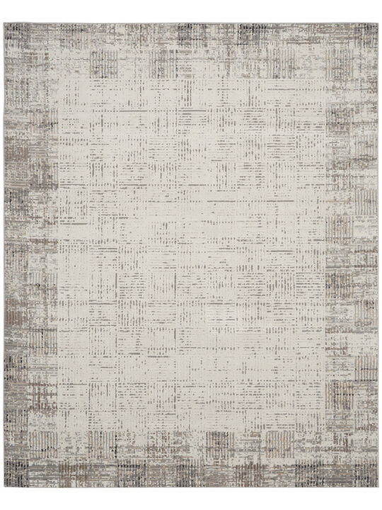 Elation ETN05 Ivory/Gray 9' x 12' Rug
