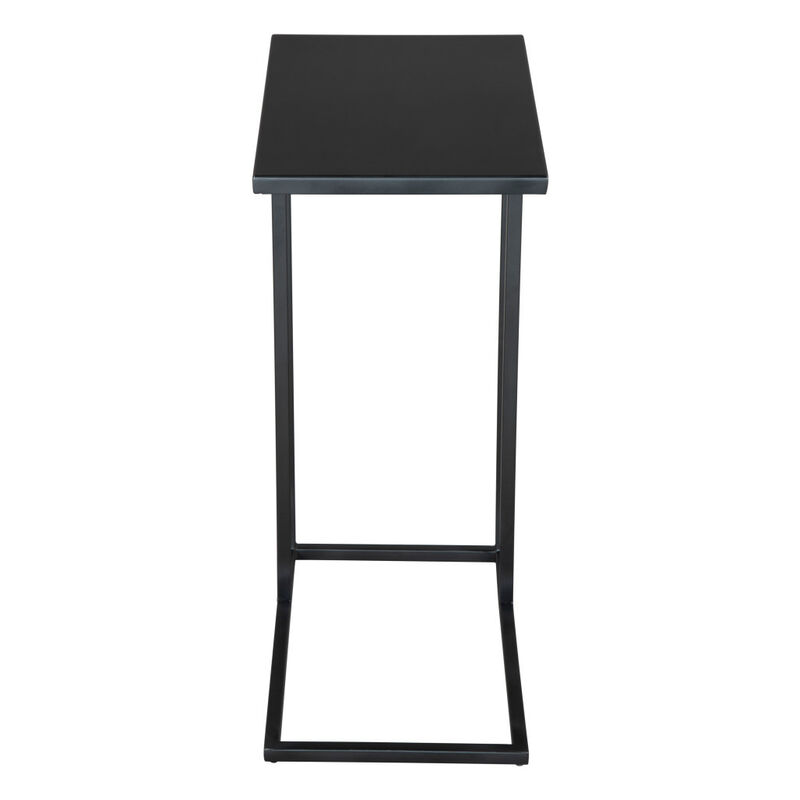 HomeRoots 24" Black Iron Abstract End Table image number 4