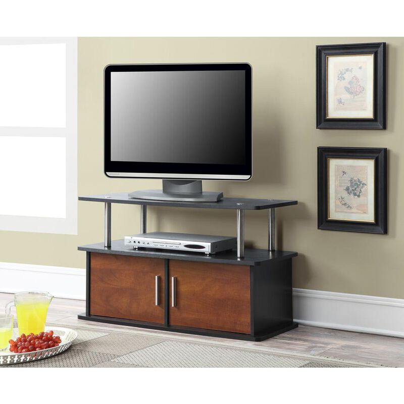 Convience Concept, Inc. Designs2Go Deluxe 2 Door TV Stand with Cabinets