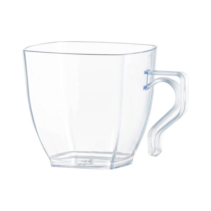 2 oz. Clear Square Plastic Mini Coffee Tea Cups (240 Cups)