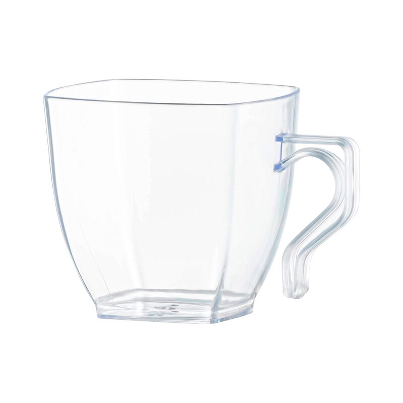 2 oz. Clear Square Plastic Mini Coffee Tea Cups (240 Cups) image number 0
