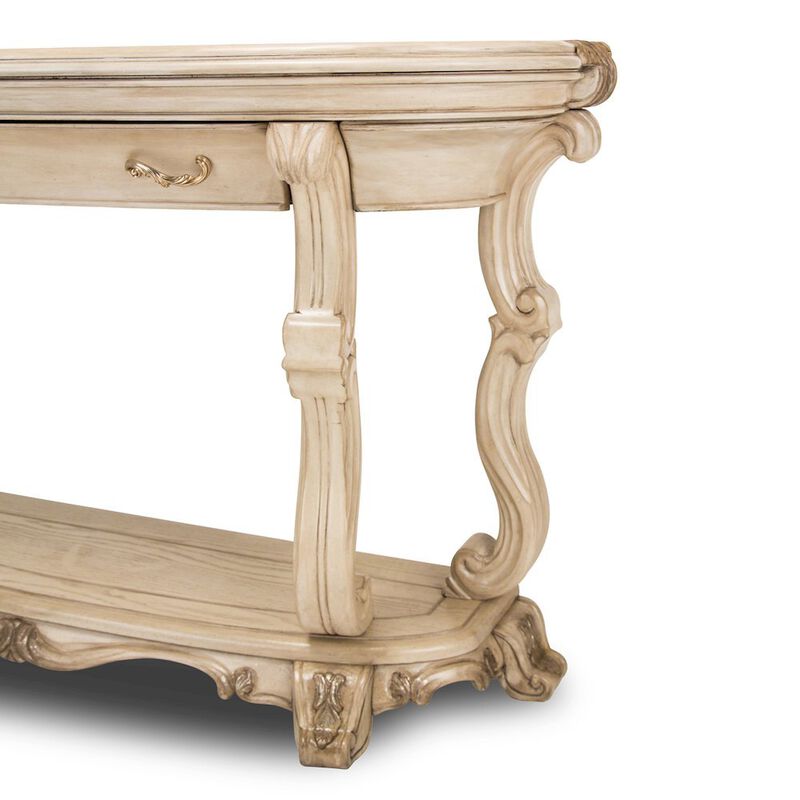Starlight Canyon Home French Country Furniture &ndash; Beige Console Table for Entryway or Wall Use image number 3