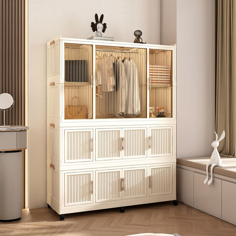 TATEUS Portable Wardrobe Closet image number 1