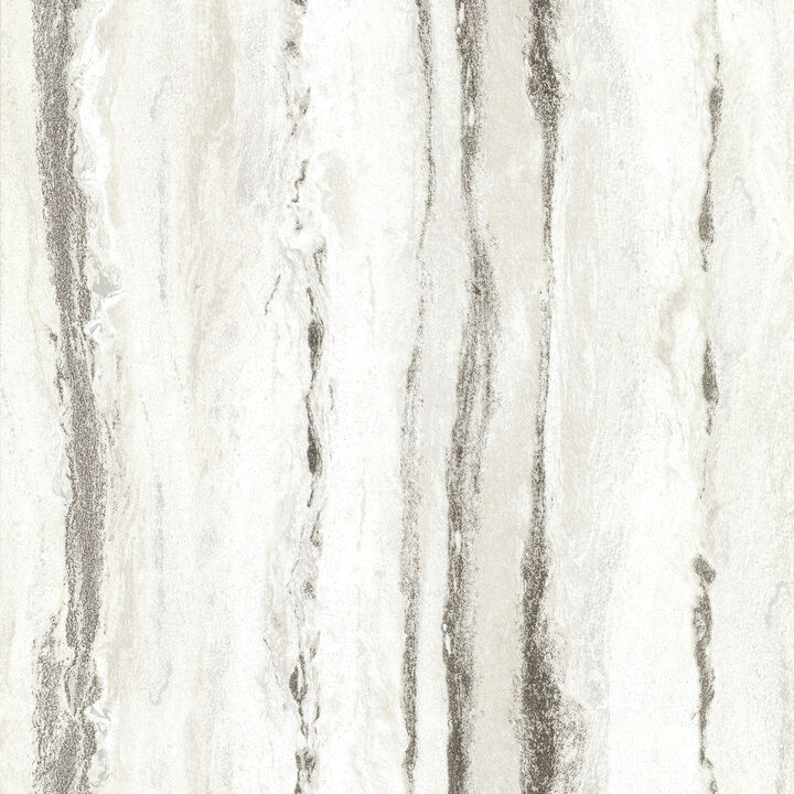 Delesse Platinum Marbled Wallpaper (Set of 2)